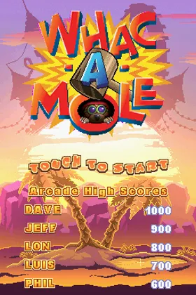 Whac-A-Mole (USA) screen shot title